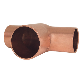 TEE DE COBRE REDUCCION 3/4X3/4X1" (711-R)